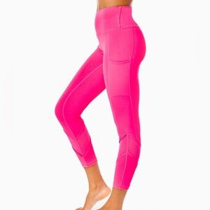 Lilly Pulitzer Luxletic Weekender High Rise Legging South Beach Pink Grenadine